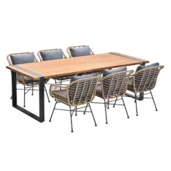 Garden Impressions Lucas - Alto Tuinset 7-delig Bruin -Garden Impressions 1000088250 0103