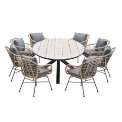 Garden Impressions Lucas - Tulli Tuinset 9-delig Bruin