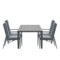 Garden Impressions Jerone Tuinset 5-delig - Adana Tuintafel 180cm