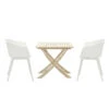 Garden Impressions Lexy Balkonset 3-delig Wit - Keys Vouwtafel