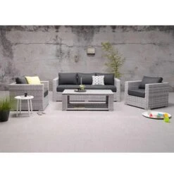 Garden Impressions Tennesee Loungeset 4-delig - Grijs -Garden Impressions 1000095160 0103