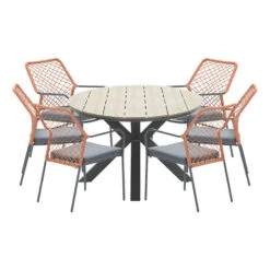 Garden Impressions Ross Tuinset 7-delig Koper-light Teak Look