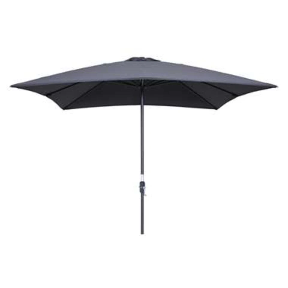 Garden Impressions Lotus Parasol 250x250 - Donker Grijs 1 Garden Impressions Lotus Parasol 250x250 - Donker Grijs
