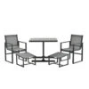 Garden Impressions Nava Balkonset 5-delig - Donker Grijs