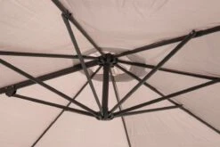 Garden Impressions Hawaii S D. Grijs - Taupe Ronde Zweefparasol -Garden Impressions 1599947180d44739