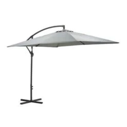 Garden Impressions Corfu Parasol 250x250 - Donker Grijs - Licht Grijs