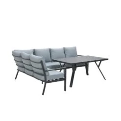 Garden Impressions Senja Lounge Dining Set 3-delig Links - Mint Grijs -Garden Impressions 1793741286 0110