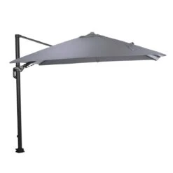 Garden Impressions Hawaii LED Lichtgrijs Zweefparasol