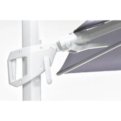 Garden Impressions Hawaii Zweefparasol 300x300 Mat White-licht Grijs -Garden Impressions 1851563657 0104