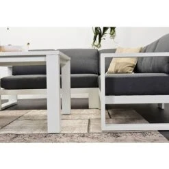 Garden Impressions Plaza Witte Lounge Dining Tafel -Garden Impressions 4d29dbf991b3e557