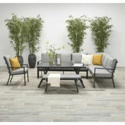 Garden Impressions Senja Lounge Dining Set 3-delig Links - D. Grijs 6 Garden Impressions Senja Lounge Dining Set 3-delig Links - D. Grijs -Garden Impressions 55b9b417e3f6458bb2bd2469a8896dae
