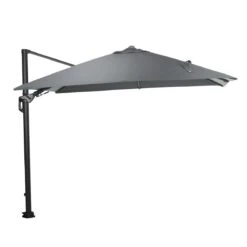 Garden Impressions Hawaii LED Donkergrijs Zweefparasol