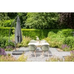 Garden Impressions Corfu Donkergrijs Zweefparasol -Garden Impressions 620e55456b5110.47173792