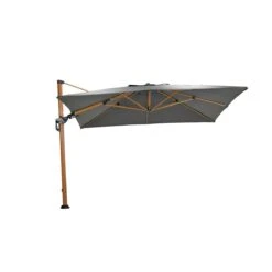 Garden Impressions Hawaii Deluxe Teak Look Vierkante Zweefparasol