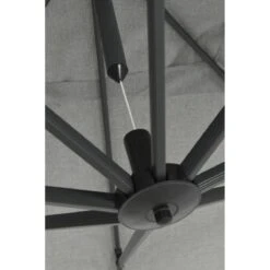 Garden Impressions Hawaii Big Pole Lichtgrijze Vierkante Zweefparasol -Garden Impressions 62d00cc0eaa931.58340749