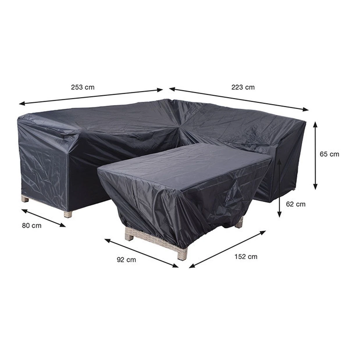 Garden Impressions 253/223 X 80 X 65 En 152 X 92 X 62 Cm Lounge Dining Hoes 2 Garden Impressions 253/223 X 80 X 65 En 152 X 92 X 62 Cm Lounge Dining Hoes - Afbeelding 2