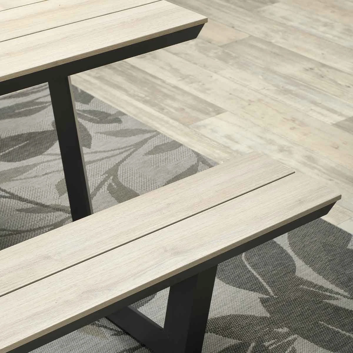 Garden Impressions Bell Picknick Set-280cm- L.teak Vironwood 3 Garden Impressions Bell Picknick Set-280cm- L.teak Vironwood - Afbeelding 3