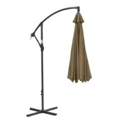 Garden Impressions Athene Taupe Zweefparasol -Garden Impressions 83890e79cad84a36