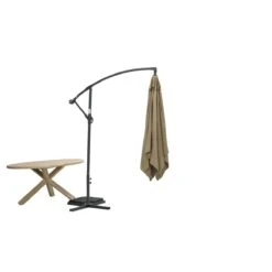 Garden Impressions Corfu Taupe Zweefparasol -Garden Impressions ddffea7fc72fe4fc